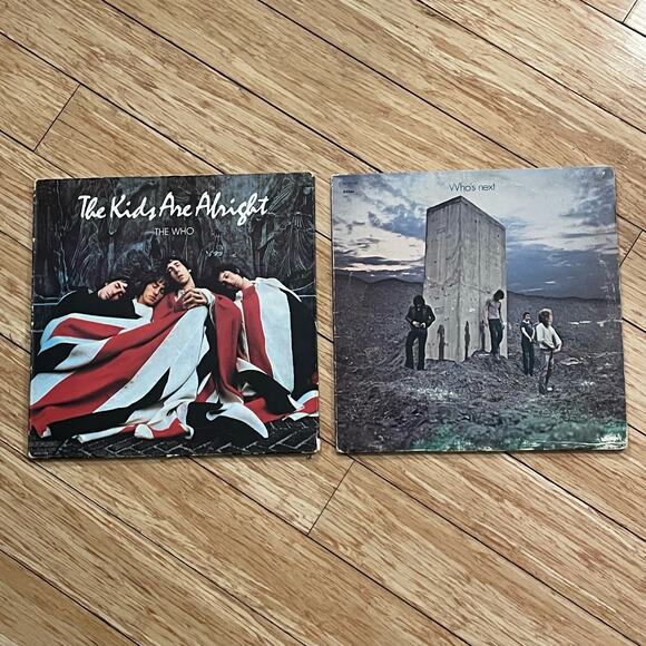 Lot of 2 The Who LPs vintage vinyl records classic rock mod - Picture 1 of 3